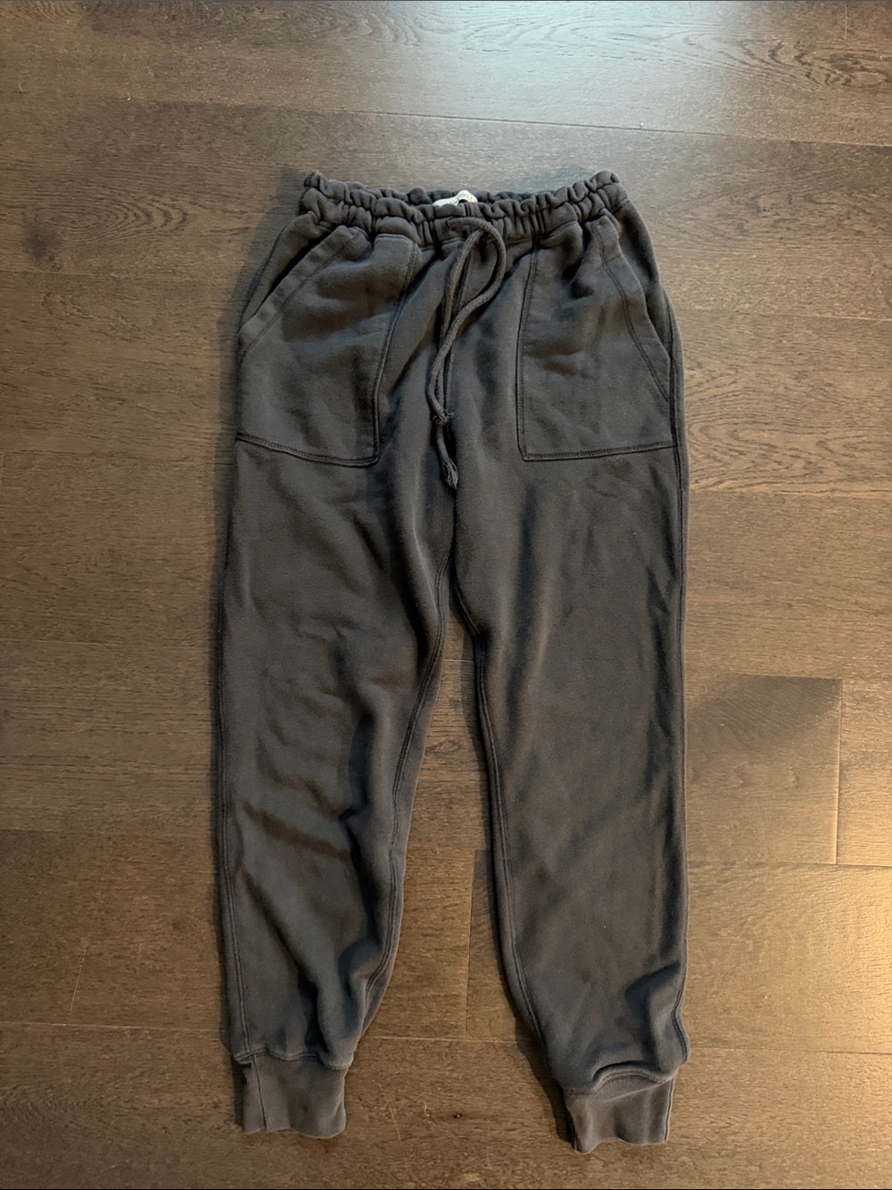 Women’s Abercrombie Dark Gray Drawstring Jogger sweatpants - medium